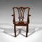 Antiker englischer georgianischer Carver Elbow Chair, 1800er 5