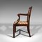Antiker englischer georgianischer Carver Elbow Chair, 1800er 4
