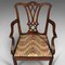 Antiker englischer georgianischer Carver Elbow Chair, 1800er 7