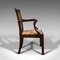 Antiker englischer georgianischer Carver Elbow Chair, 1800er 3