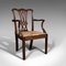 Antiker englischer georgianischer Carver Elbow Chair, 1800er 1