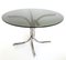 Postmodern Italian Round Smoked Glass Medusa Dining Table by T70, 1970s 1