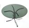Postmodern Italian Round Smoked Glass Medusa Dining Table by T70, 1970s 2