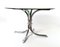 Postmodern Italian Round Smoked Glass Medusa Dining Table by T70, 1970s 3