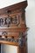 19th Century Château Solid Carved Oak Fireplace & Overmantel, Image 7