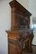 19th Century Château Solid Carved Oak Fireplace & Overmantel, Image 15