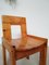 Brutalist Solid Pine Wood Chair 14