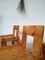 Brutalist Solid Pine Wood Chair 4