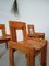 Brutalist Solid Pine Wood Chair 12