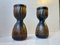 Mid-Century Stoneware Candlesticks by Gerd Bøgelund for Royal Copenhagen, 1960s, Set of 2 1