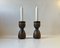 Mid-Century Stoneware Candlesticks by Gerd Bøgelund for Royal Copenhagen, 1960s, Set of 2 2