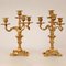 19th Century French Rococo Style Gilt Bronze Candelabras by Francois Linke and Philippe Caffieri, Set of 2, Image 9