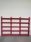 Red Metal Modular Wall Bookcase, 1980s 14