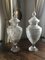 19th Century French Neoclassical Crystal Clear Glass Vases in the Style of Louis XVI, Set of 2, Image 2