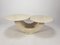 Mid-Century Italian Travertine Coffee Table, 1980s, Image 3