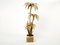 French Brass Palm Tree Floor Lamp from Maison Jansen, 1970s 5