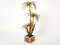 French Brass Palm Tree Floor Lamp from Maison Jansen, 1970s 1