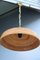 Lámpara de araña italiana redonda de bambú, años 50, Imagen 8