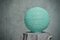 Lampada da tavolo rotonda in vetro di Murano verde, anni '70, Immagine 5