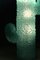 Lámpara de pie redonda de cristal de Murano en verde, años 70, Imagen 4