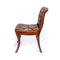20th Century Olive Leather Biedermeier Chair, Image 3
