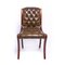 20th Century Olive Leather Biedermeier Chair, Image 5