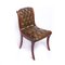 20th Century Olive Leather Biedermeier Chair, Image 2