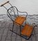 German Child's Carriage Seat with Wrought Iron Frame, Spruce Wood Handle and Spruce Wood Panels, 1900s, Image 6