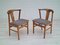 Danish Design Oak dining Chairs by Henning Kjærnulf, 1970s, Set of 2 1