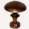 French Copper and Teak Table Lamp, 1950s 1