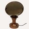 Lámpara de mesa francesa de cobre y teca, años 50, Imagen 5
