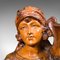 Portacandele antico a forma di busto femminile, Francia, inizio XX secolo, Immagine 9