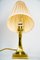 Art Deco Table Lamp with Fabric Shade, 1920s, Image 2