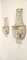 French Classic Crystal and Brass Wall Lights, 1950s, Set of 2, Image 3