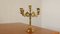 Vintage Swedish Brass Candle Holder from Scandia Massing, 1950s, Image 1