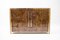 Cómoda italiana de madera nudosa de abedul y latón dorado, años 70, Imagen 2