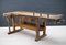 Tavolo da lavoro Art Déco in legno, anni '40, Immagine 1
