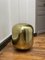 Große ovale Murano Tischlampe aus goldenem Glas 3