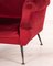 Vintage Red Armchair, 1950s 3