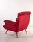 Vintage Red Armchair, 1950s, Image 2