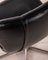 Vintage Black Leather Swivel Chair, 1980s, Image 2