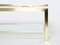 French Brass Two-Tier Coffee Table by Guy Lefevre for Maison Jansen, 1970s 6