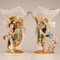 19th Century French Hand Crafted and Hand Painted Porcelain Belle Epoque Vases, Set of 2, Image 13