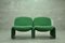 Green Alky Chairs by Giancarlo Piretti for Castelli, 1970s, Set of 2 5