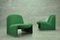 Green Alky Chairs by Giancarlo Piretti for Castelli, 1970s, Set of 2, Image 3