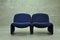 Blue Alky Chairs by Giancarlo Piretti for Castelli, 1970s, Set of 2, Image 5