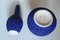 Fat Lava Ceramic Vases in Royal Blue, 1960s, Set of 2, Image 3