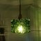 Large Mid-Century Green Bubble Glass Hanging Lamp by Helena Tynell, 1960s 15