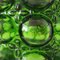 Große grüne Mid-Century Bubble Glas Hängelampe von Helena Tynell, 1960er 21