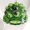 Large Mid-Century Green Bubble Glass Hanging Lamp by Helena Tynell, 1960s, Image 7